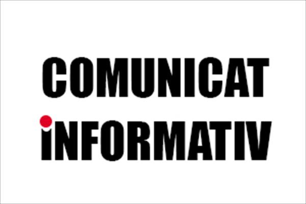 Comunicat informativ