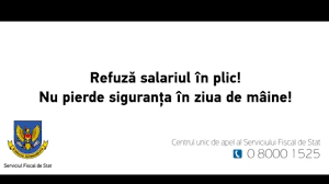 Rezultatele acţiunilor Serviciului Fiscal de Stat întreprinse în scopul minimizării practicii de achitare a salariilor „în plic” şi a muncii „la negru” pentru anul 2018