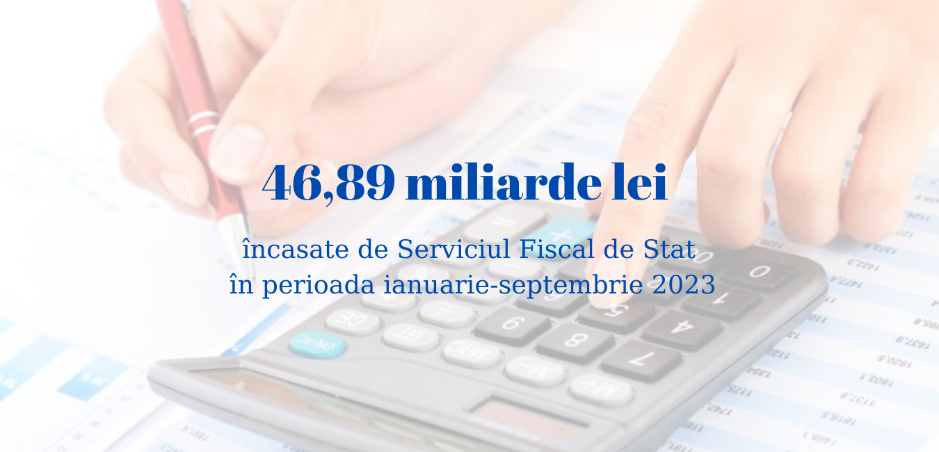 Încasările la Bugetul public național administrate de SFS, în creștere cu 16,5%