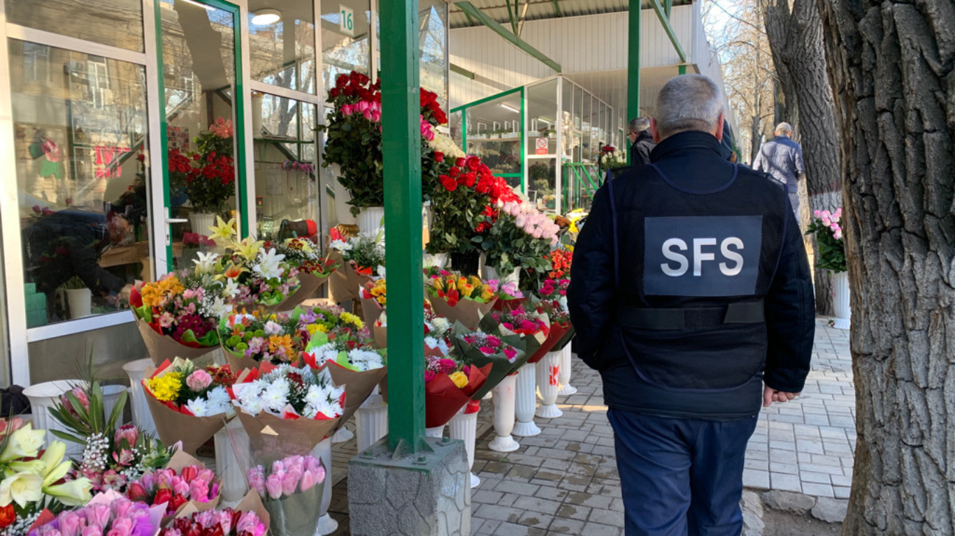 SFS va monitoriza activitatea contribuabililor din domeniul comerțului cu flori și HoReCa în perioada 7-8 martie 2024