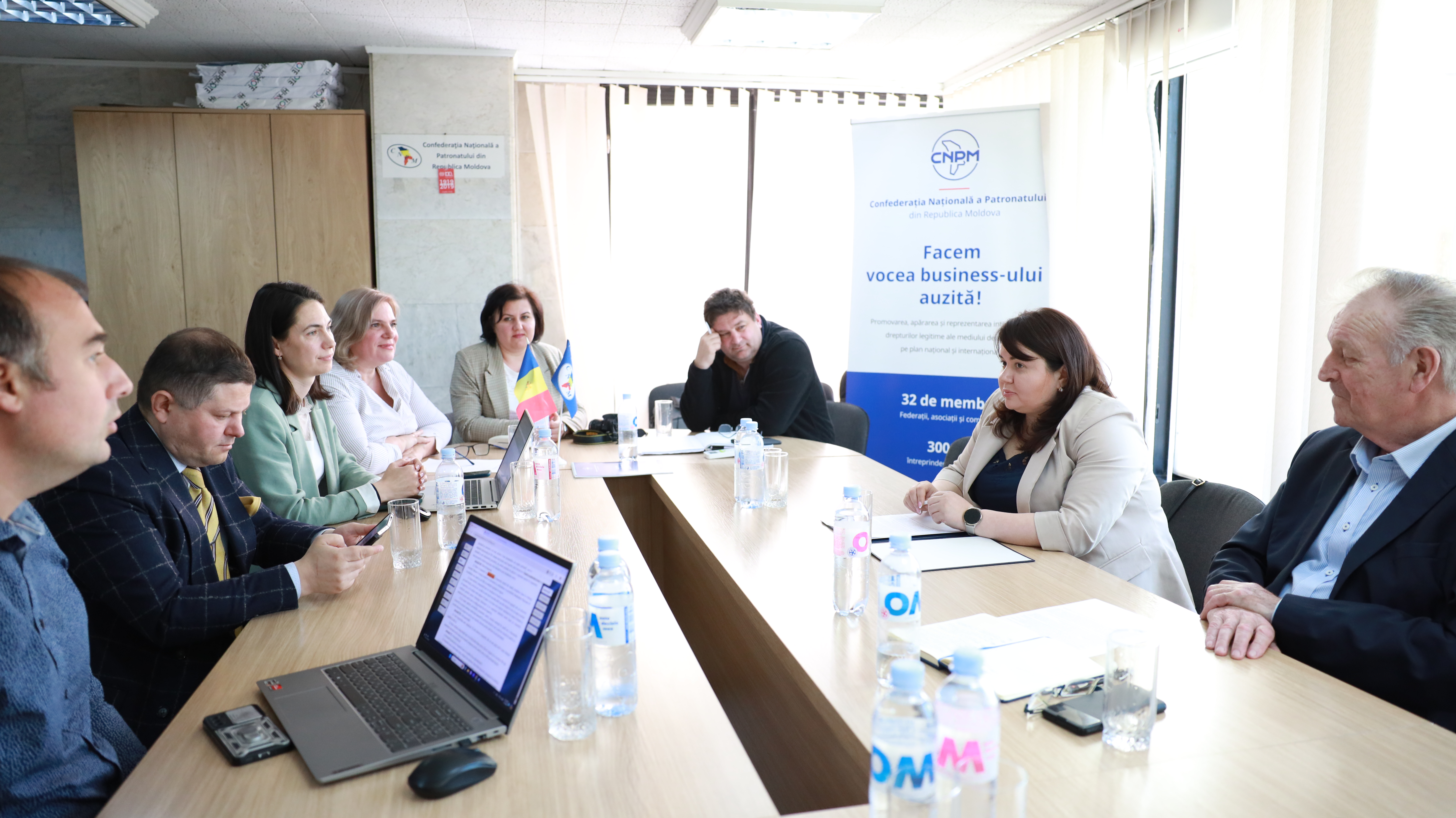 Directorul SFS Olga Golban a avut o rundă de discuții cu reprezentanții Confederației Naționale a Patronatului din Republica Moldova