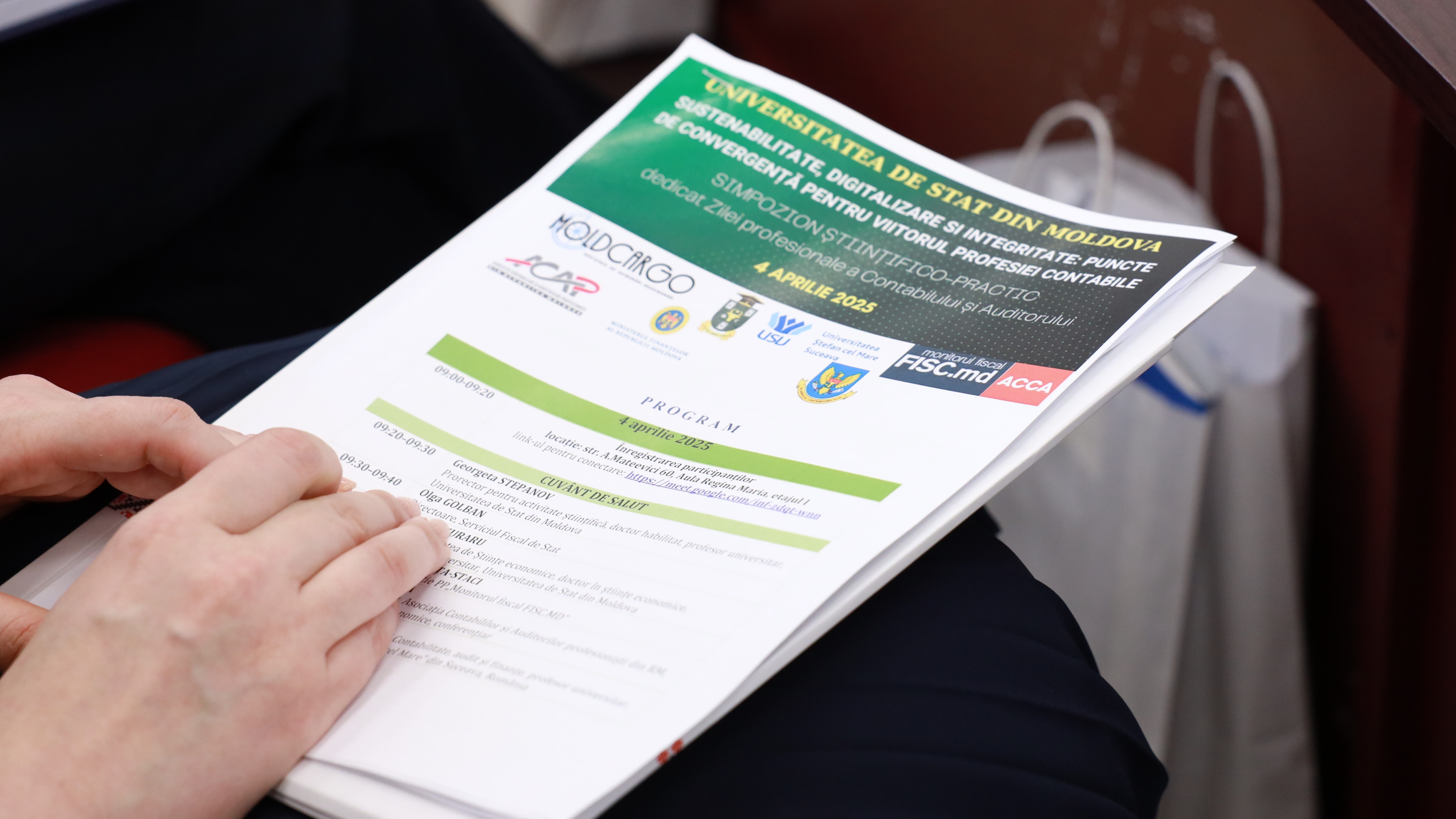 Serviciul Fiscal de Stat a participat la simpozionul științifico-practic organizat de  Universitatea de Stat din Moldova cu ocazia Zilei profesionale a contabilului și auditorului