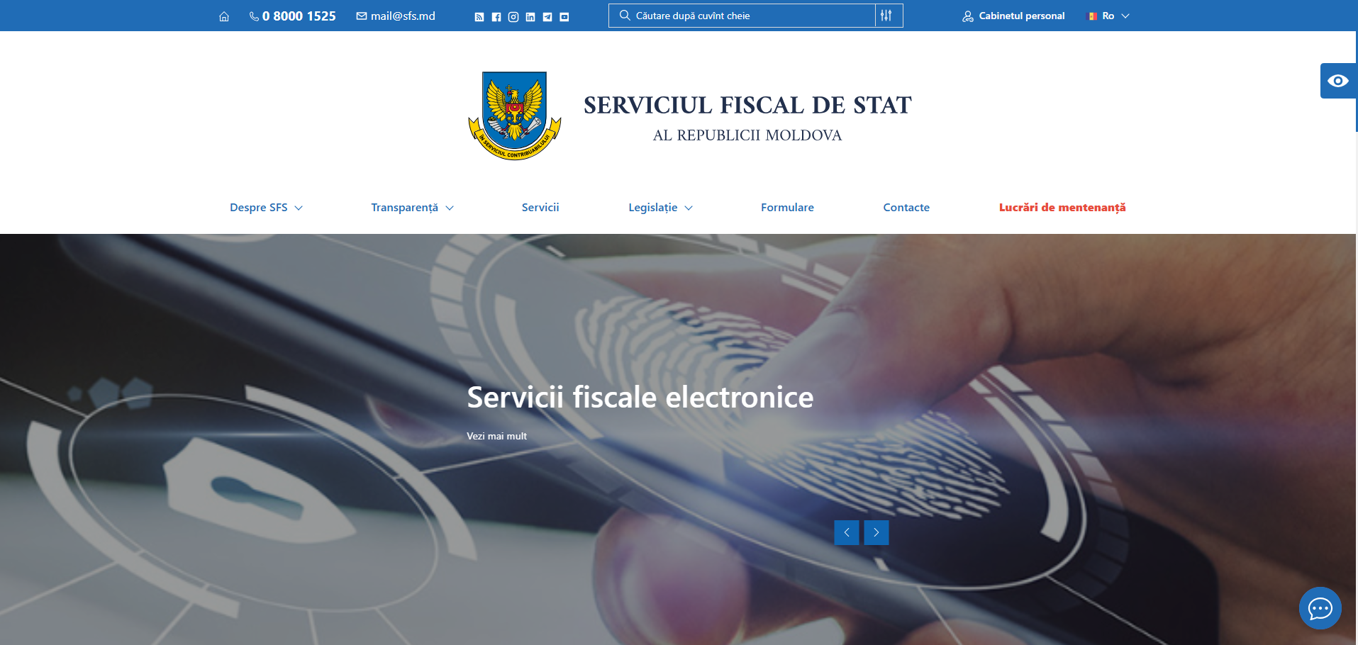 Cum pot fi accesate serviciile fiscale electronice ca urmare a sistării portalului www.servicii.fisc.md