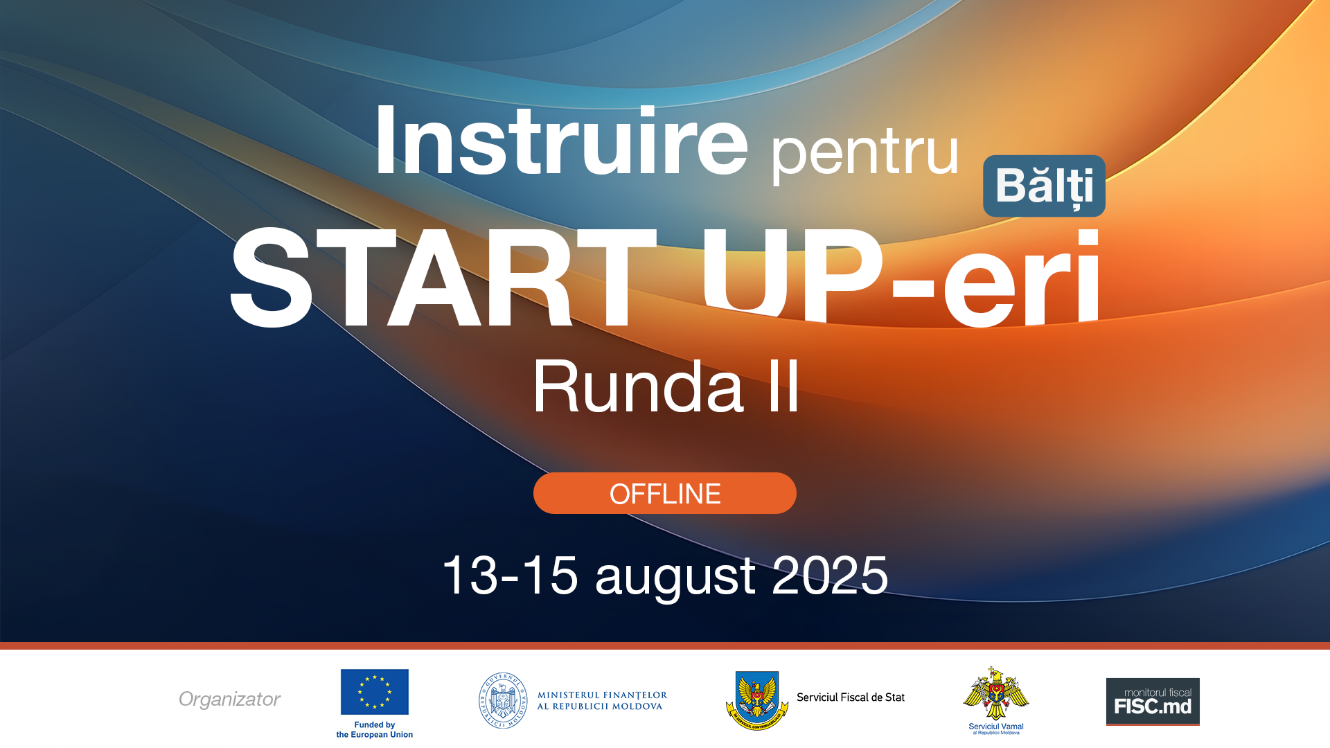 Programul de instruiri pentru START UP-eri continuă cu runda a II-a, la Bălți