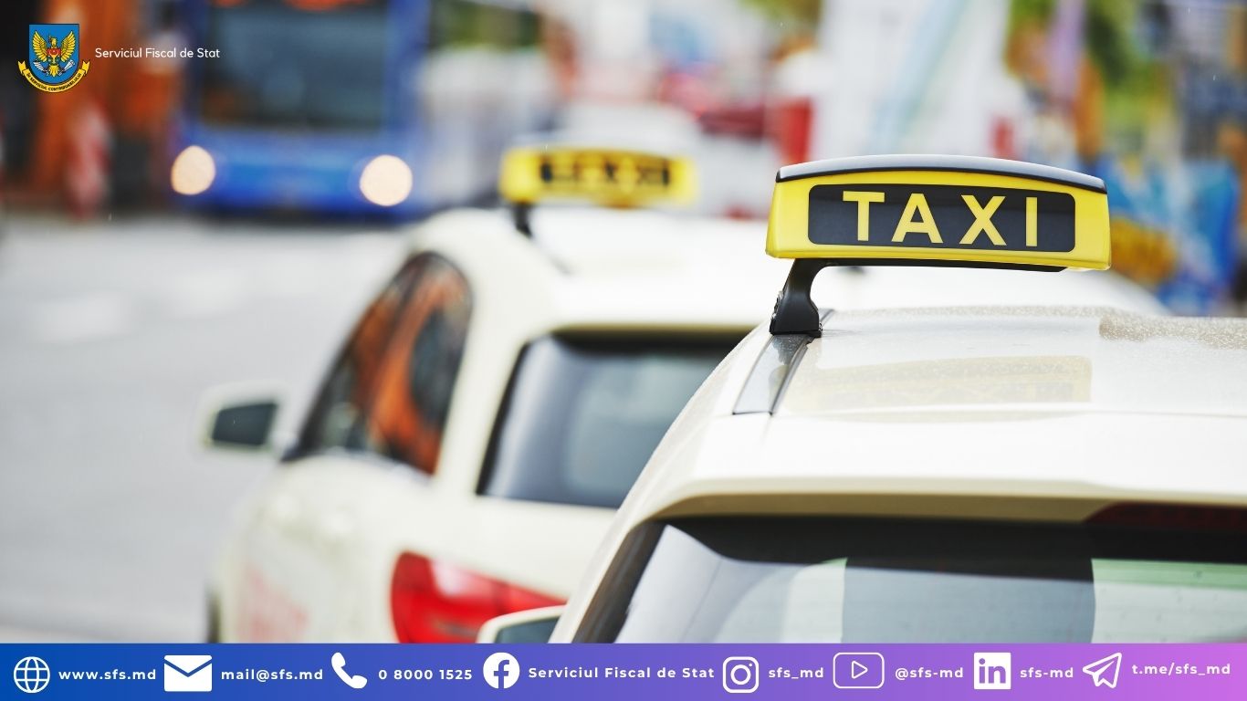 În atenția contribuabililor din domeniul transportului rutier de persoane în regim de taxi