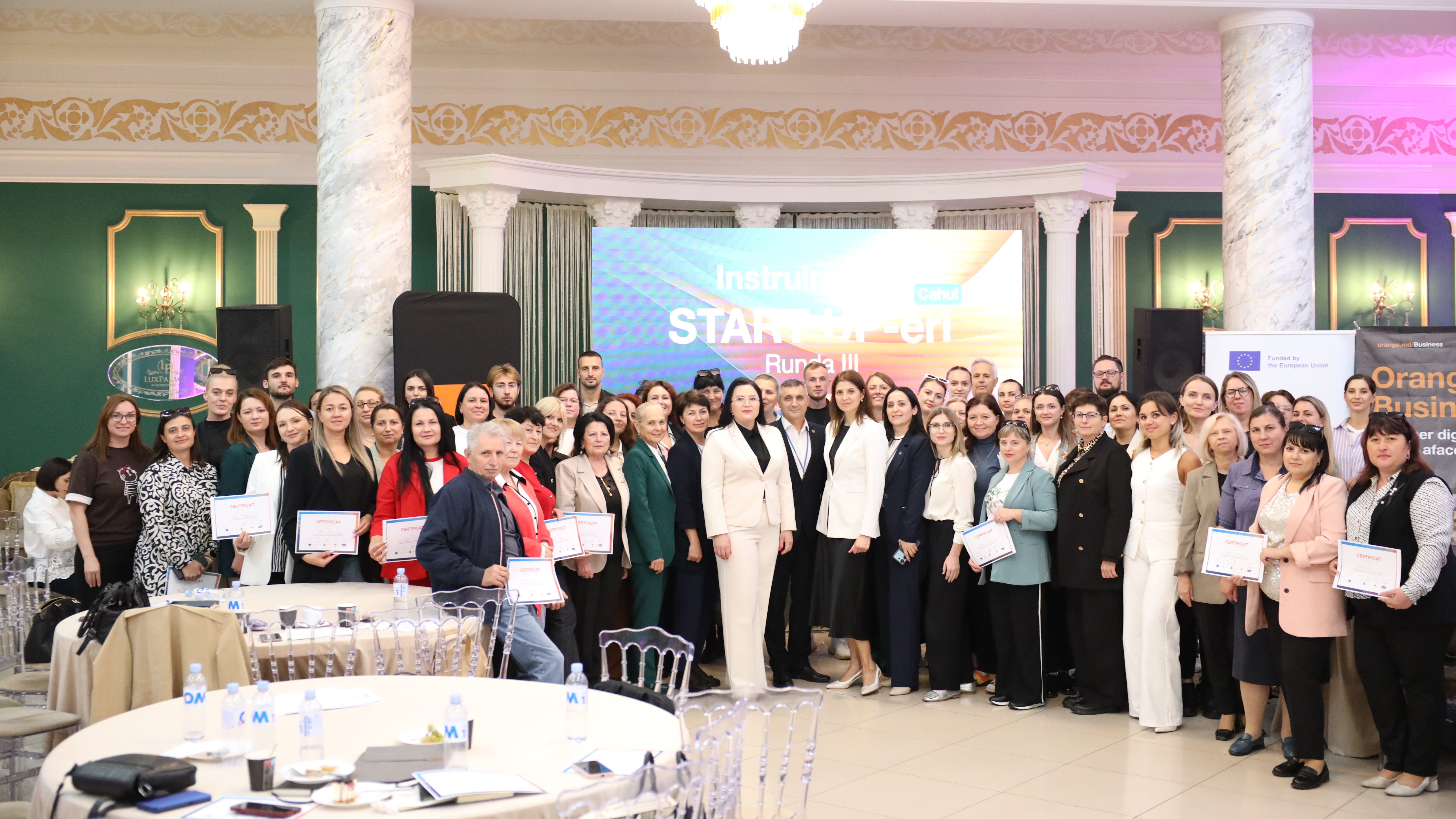 Peste 100 de antreprenori din regiunea de sud, instruiți în inițierea afacerilor în cadrul Programului pentru START UP-eri