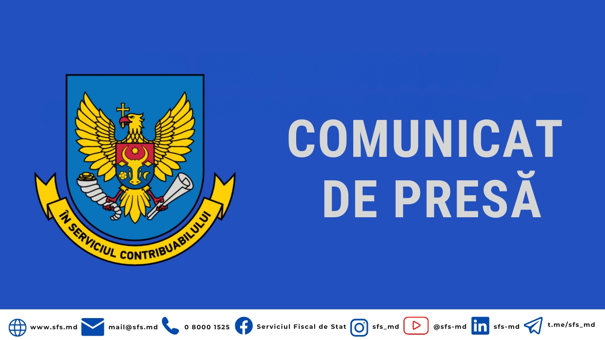 Poziția oficială a Serviciului Fiscal de Stat urmare a perchezițiilor efectuate în această dimineață de către ofițerii Centrului Național Anticorupție