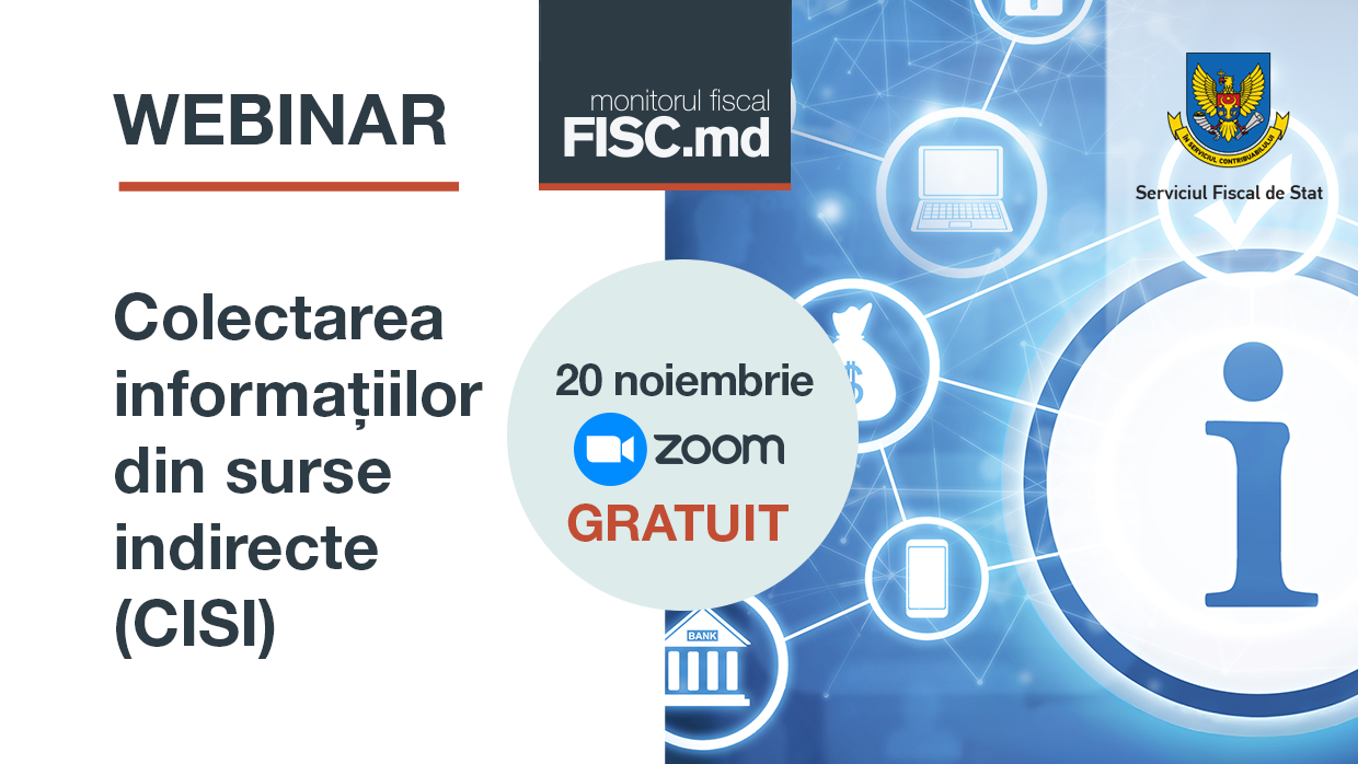 Seminar de instruire: Aspecte metodologice privind prezentarea informațiilor colectate din surse indirecte